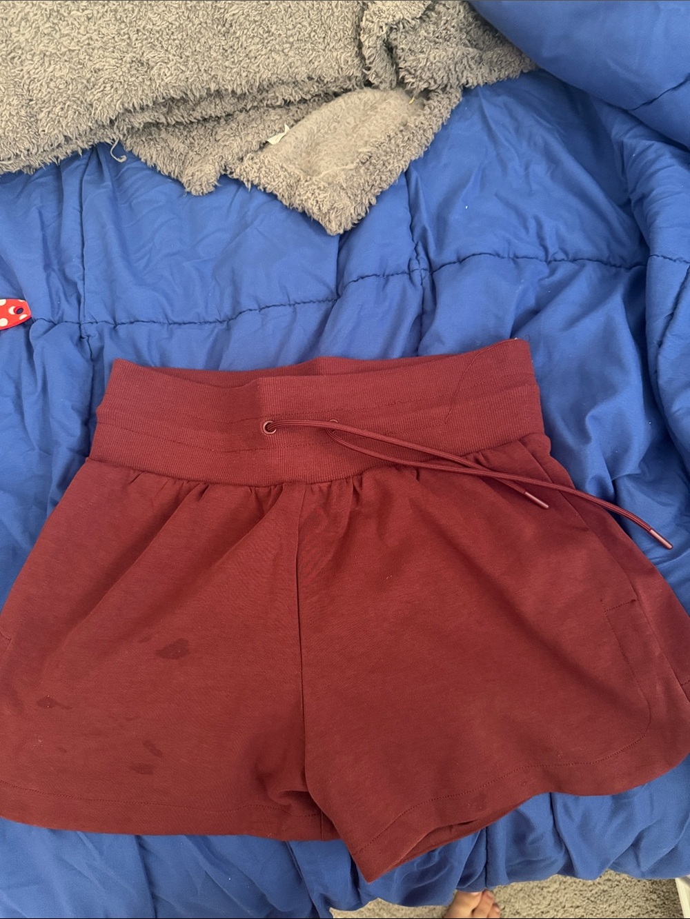 Old Navy Women's Maroon Drawstring Athletic Shorts